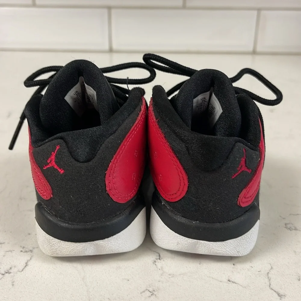 Jordan 13 Retro Low Very Berry (TD) Kids Black & Red Sneakers Size 7 DA8017-061